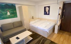 Garsoniera Mirage - Self Check-in, este la 700 m de centru, telecabina, Castelul Peleș, - acceptam Card Vacanta direct la proprietar, etaj 1, balcon, curte interioară cu grătar, boxa pentru ski-uri,săniuțe sau biciclete